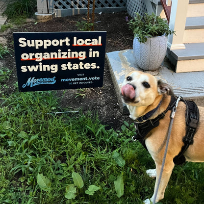 Organizing Yard Sign