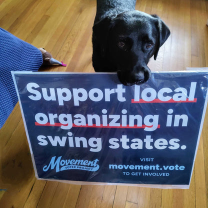 Organizing Yard Sign