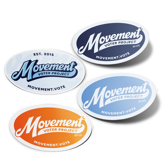 Man Movement Sticker About – Store | Movement Voter PAC