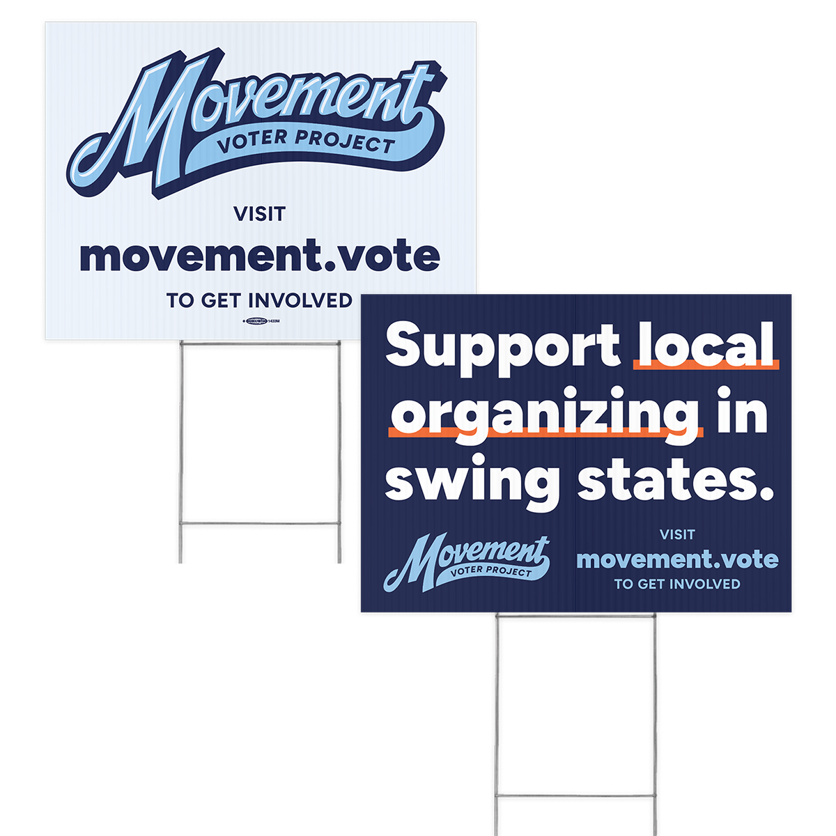 image of Local Organizing Yard Sign from Store | Movement Voter Project